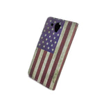 For Htc Desire 520 Card Case Usa Flag Design Wallet Phone Cover