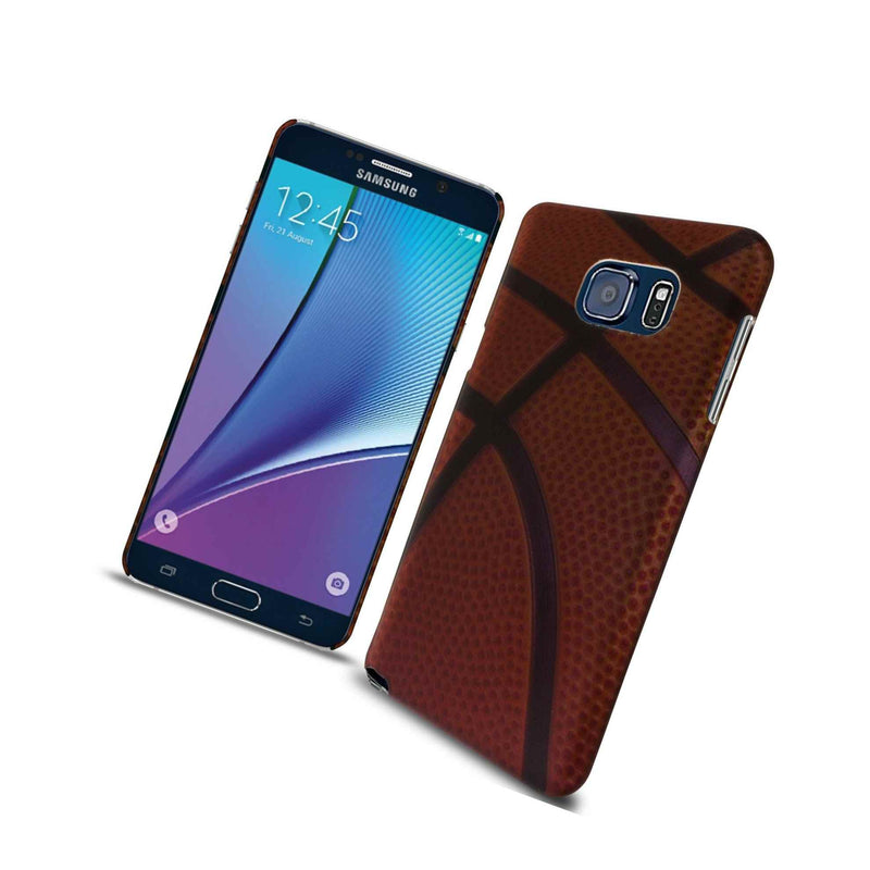 For Samsung Galaxy Note 5 Case Basketball Hard Phone Slim Protective Cover