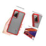 For Samsung Galaxy Note 20 Case Military Grade Red Shockproof Hard Phone Cover
