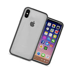 Clear W Black Rim Slim Fit Tpu Bumpers Cover Phone Case For Apple Iphone Xs X