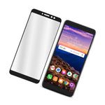 Tempered Glass Screen Protector For Alcatel Onyx 1X 2019 Clear W Black Rim