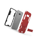 For Samsung Galaxy S8 Plus Phone Case Armor Kickstand Slim Hard Cover Red