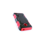 Coveron Nokia Lumia 630 635 Holster Case Hybrid Cover Belt Clip Red Black