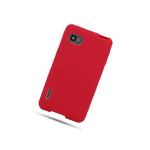 For Lg Optimus F3 Ls720 Red Case Silicone Soft Rubber Skin Phone Cover