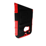 For Htc One M8 Stand Red Black Hard Soft Case Belt Clip Holster Cover
