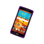 For Lg Volt 2 Case Hybrid Dual Layer Hard Stand Protective Phone Cover Purple