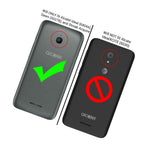 Green Black Hybrid Cover Hard Phone Case For Alcatel Dawn Streak Ideal