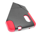 For Lg Google Nexus 5 Red Black Case Hybrid Stand Heavy Duty Cover