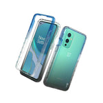 Black Blue Case For Oneplus 9 Full Body Rugged Slim Hard Colorful Phone Cover