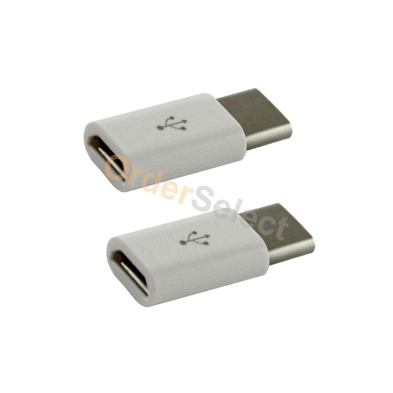 2X Micro Usb To Usb Type C Adapter For Samsung Galaxy S20 S20 Plus S20 Ultra