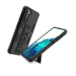 For Samsung Galaxy S21 Plus 5G Case Ring Magnetic Kickstand Black Phone Cover