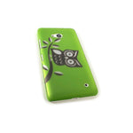 For Microsoft Lumia 640 Case Green Owl Hard Phone Slim Protective Back Cover