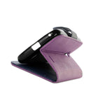 Purple Navy Phone Cover For Zte Allstar Stratos Card Case Holder Folio Pouch