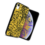 Tiger Print Cover Glitter Animal Skin Tpu Phone Case For Apple Iphone Xr
