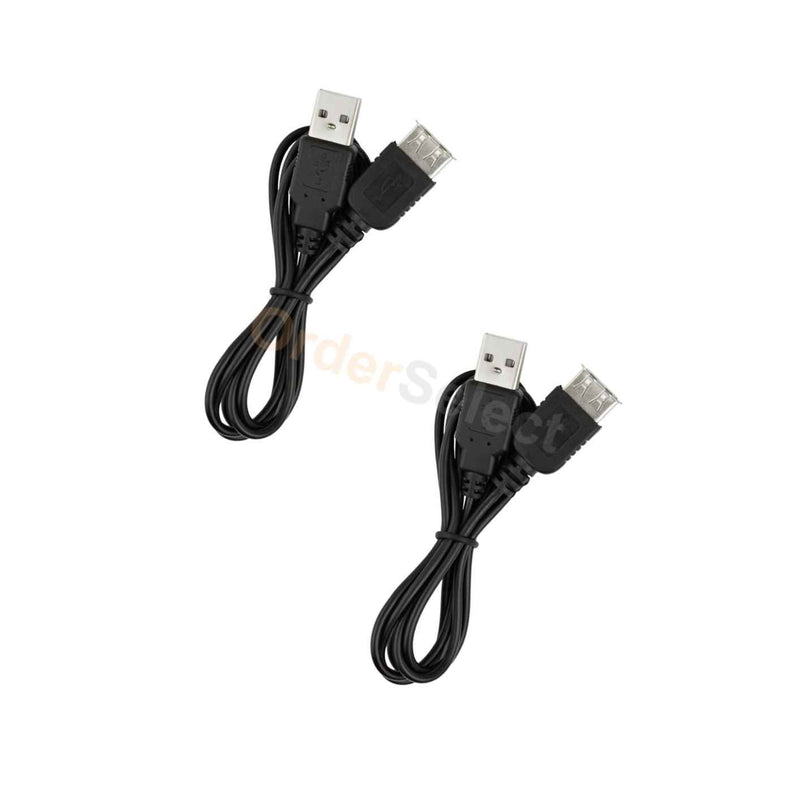 2 New 3Ft Fenzer Shielded Usb 2 0 A Male To Female Extension Cable Cord Hot