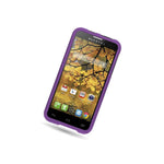 Coveron For Alcatel One Touch Fierce 7024W Case Ultra Slim Hard Cover Purple
