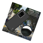 Black Hybrid Shockproof Slim Phone Cover Hard Case For Samsung Galaxy S20 Ultra
