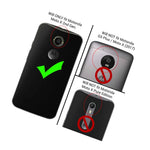 Coveron For Motorola Moto X 2Nd Gen 2014 Case Teal Black Diamond Bling Cover