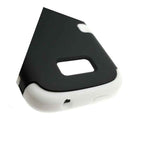 Tpu Inner Plastic Outer Cover Hybrid Case For Zte Savvy Z750C White Black