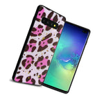 Pink Leopard Glitter Animal Skin Tpu Phone Case For Samsung Galaxy S10 Plus