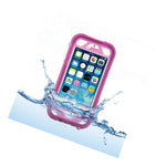 New Naztech Vault Waterproof Iphone 5 5S Hard Case Cover W Touch Id Pink
