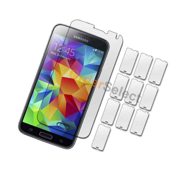 10X New Ultra Clear Hd Lcd Screen Protector For Android Phone Samsung Galaxy S5