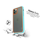 Sky Blue Orange Hybrid Shockproof Phone Cover Case For Apple Iphone 11 Pro
