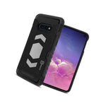 Black Magnetic Credit Card Holder Phone Cover Case For Samsung Galaxy S10E