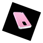 Coveron For Samsung Galaxy Note Edge Case Hybrid Diamond Hard Baby Pink Cover