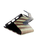 For Huawei P8 Lite Wallet Case Usa Flag Design Folio Phone Pouch