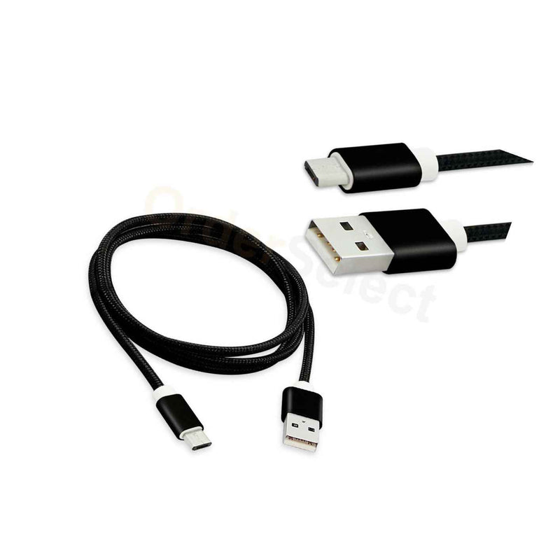 Micro Usb Braided Cable Cord For Lg Aristo K8 2017 Aristo 1 2 3 Aristo 2 Plus