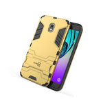For Samsung Amp Prime 3 Eclipse 2 J3 Aura Galaxy Achieve Case Gold Black
