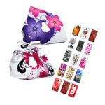 Hard Cover Protector Case For Lg Optimus F6 Red Purple Flower