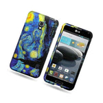 Hard Cover Protector Case For Lg Optimus F6 Starry Night