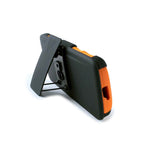 For Lg Power Destiny Sunset Case Neon Orange Black Holster Hybrid Cover