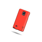 For Samsung Galaxy Note Edge Case Neon Orange Slim Plastic Hard Back Cover