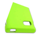Neon Green Case For Lg Optimus F3 Ms659 Hard Rubberized Snap On Phone Cover