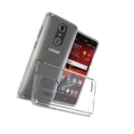 Hybrid Slim Fit Hard Back Cover Phone Case For Zte Grand X 4 Clear