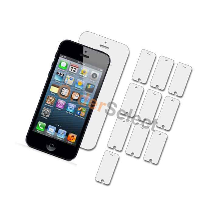 10X Ultra Clear Hd Lcd Screen Guard Protector For Apple Iphone 5 5C 5G 5S Hot