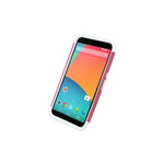 Coveron For Motorola Google Nexus 6 Case Hybrid Diamond Hard Pink White Cover