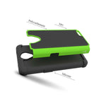 For Zte Prestige 2 Case Green Rugged Skin Shockproof Hard Slim Phone Cover