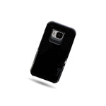 For Htc One M9 Case Black Slim Rugged Armor Thin Hybrid Impact Phone Cover
