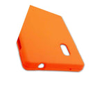 Neon Orange Case For Lg Optimus G Eclipse 4G E970 Hard Rubberized Snap On Cover