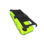For Samsung Galaxy S8 Plus Case Green Dual Layer Kickstand Phone Armor