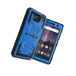 For Zte Tempo Majesty Pro Blue Case Protective Armor Hard Cover