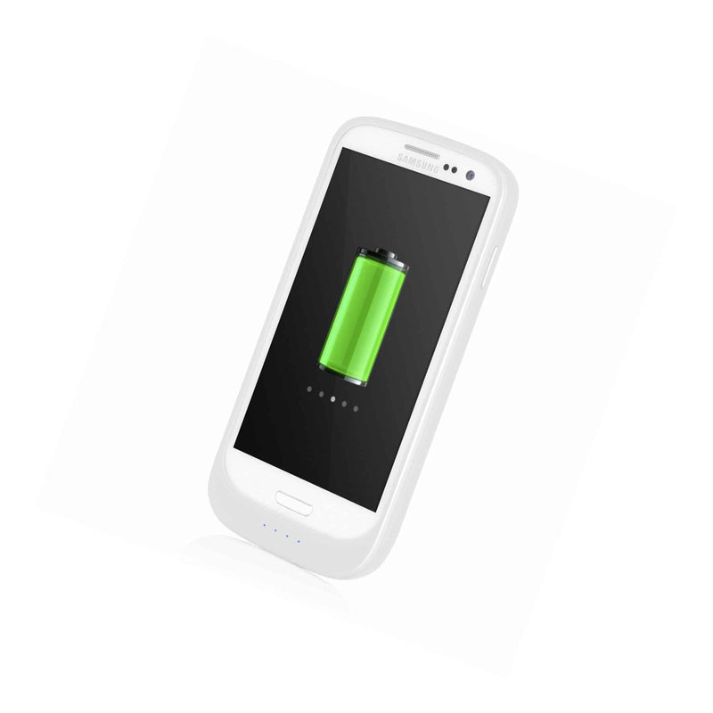 Incipio Offgrid Thin Battery Charging Cover Case For Samsung Galaxy S3 White