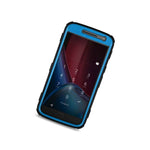 For Motorola Moto G4 Moto G4 Plus Blue Case Protective Armor Hard Phone Cover