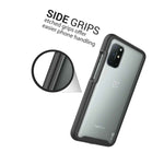 Black Trim Heavy Duty Clear Cover Hard Phone Case For Oneplus 8T 8T Plus 5G