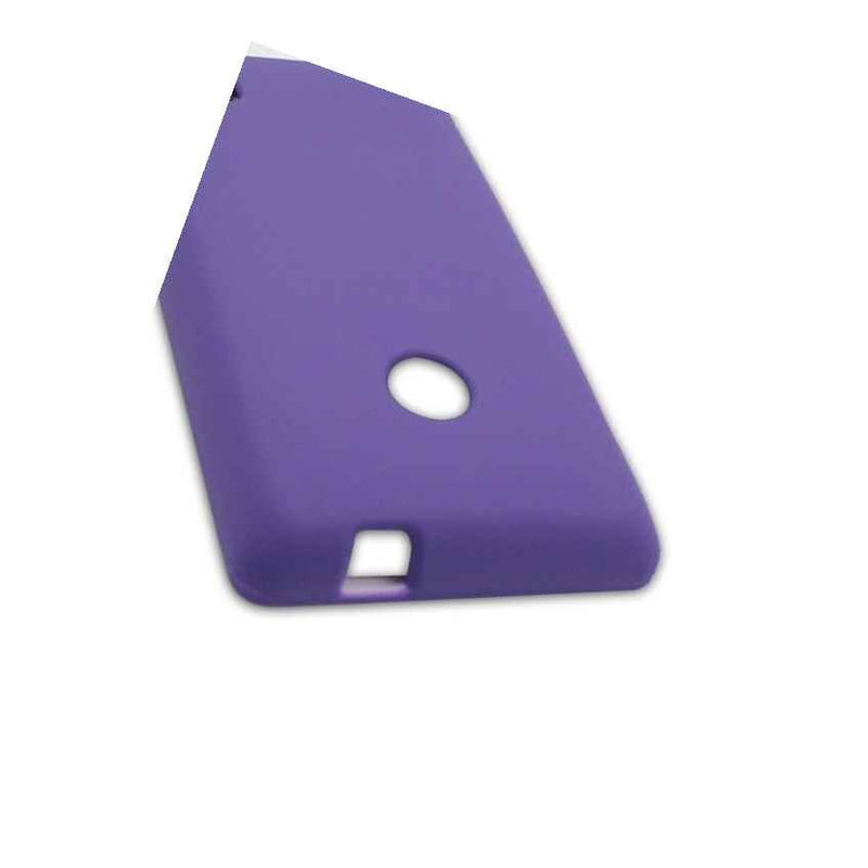Purple Case For Nokia Lumia 521 Hard Rubberized Snap On Phone Cover