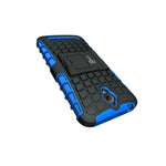 For Asus Zenfone Go 4 5 Case Blue Black Dual Layer Kickstand Phone Armor